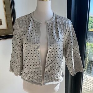 Leather Taupe Neiman Marcus Jacket